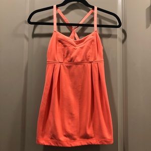 Lululemon | Coral Get Focused Bra Tank Top